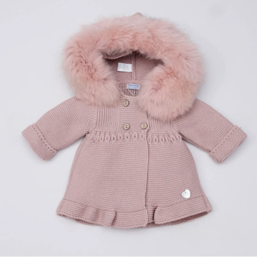 Pangasa Girls A-Line Fur Jackets