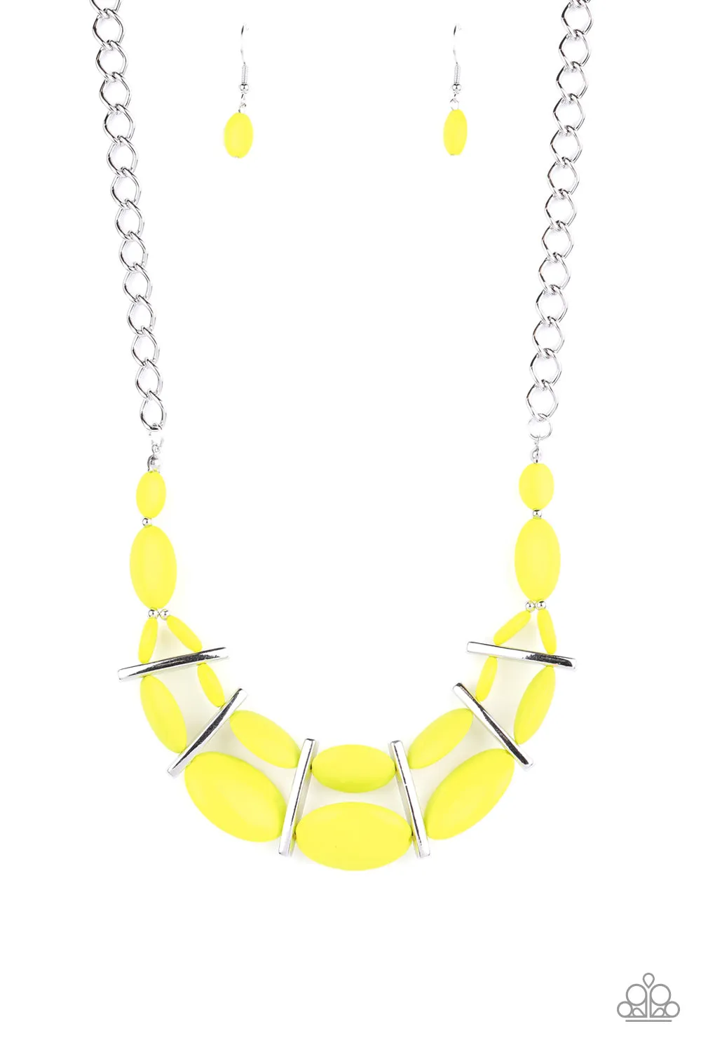 Paparazzi Law of the Jungle Yellow Necklace