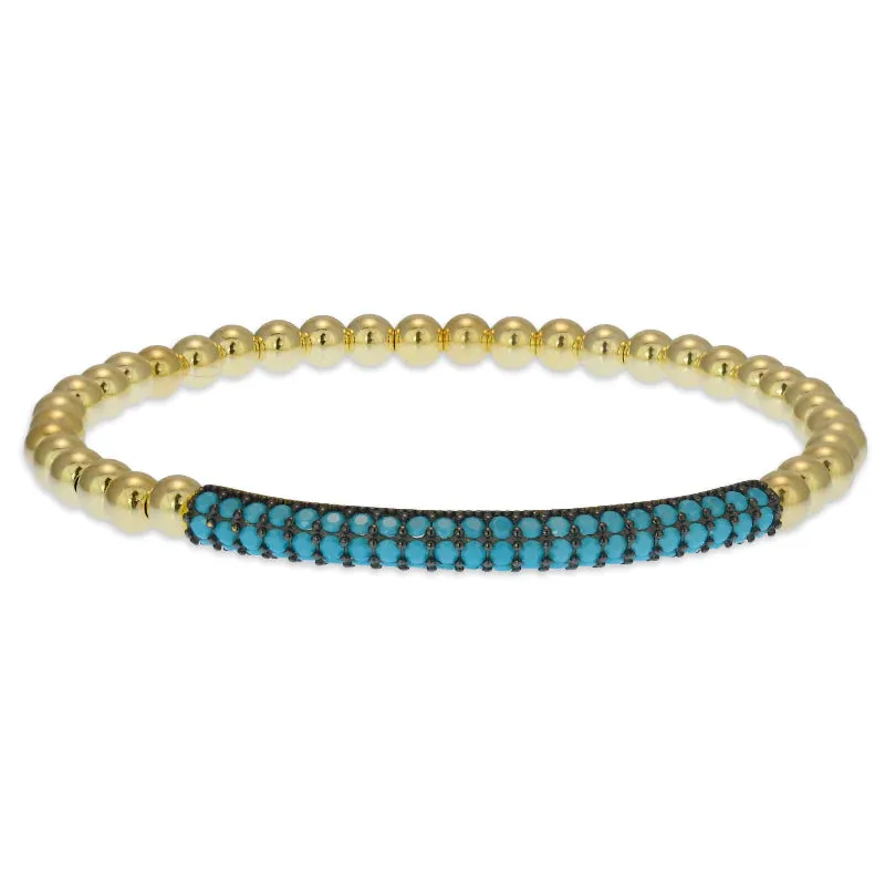 Pave bar bracelet