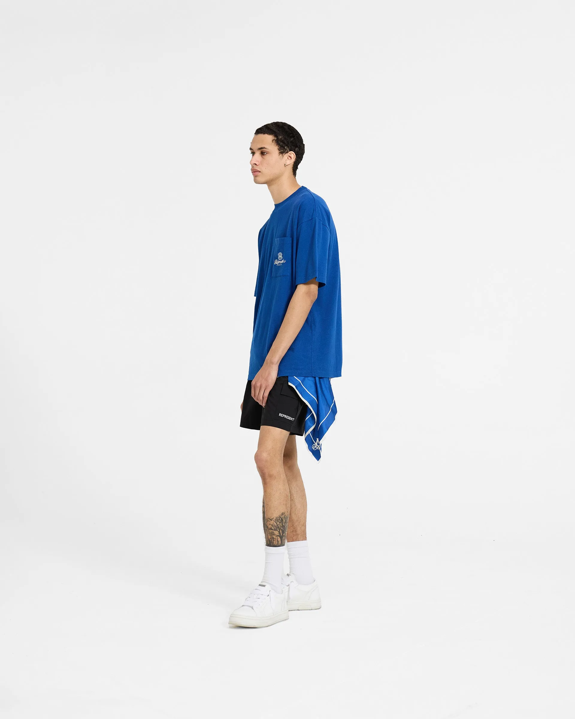 Permanent Vacation Pocket T-Shirt - Royal Blue