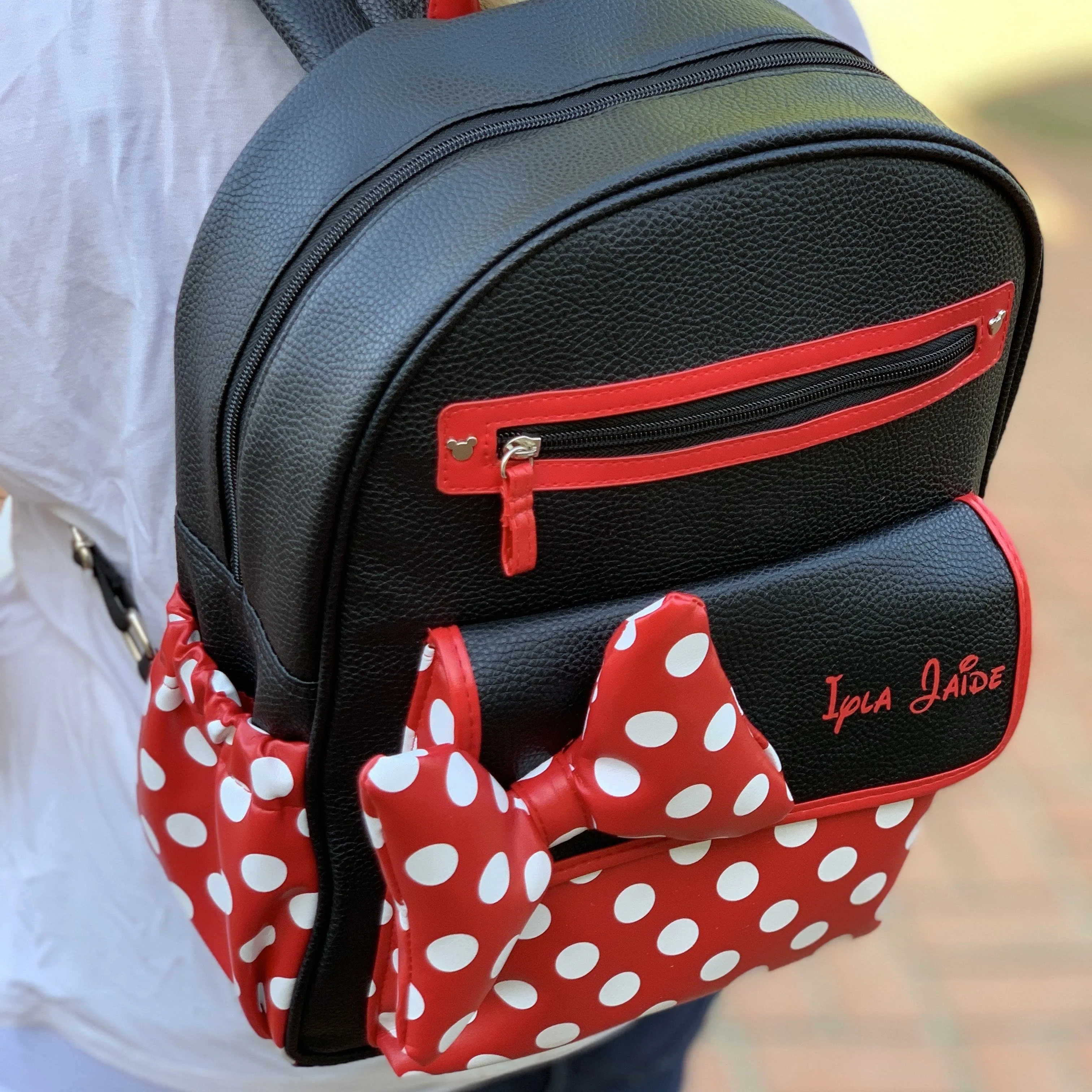 Personalized Disney On-The-Go Mommy Backpack - Minnie Mouse