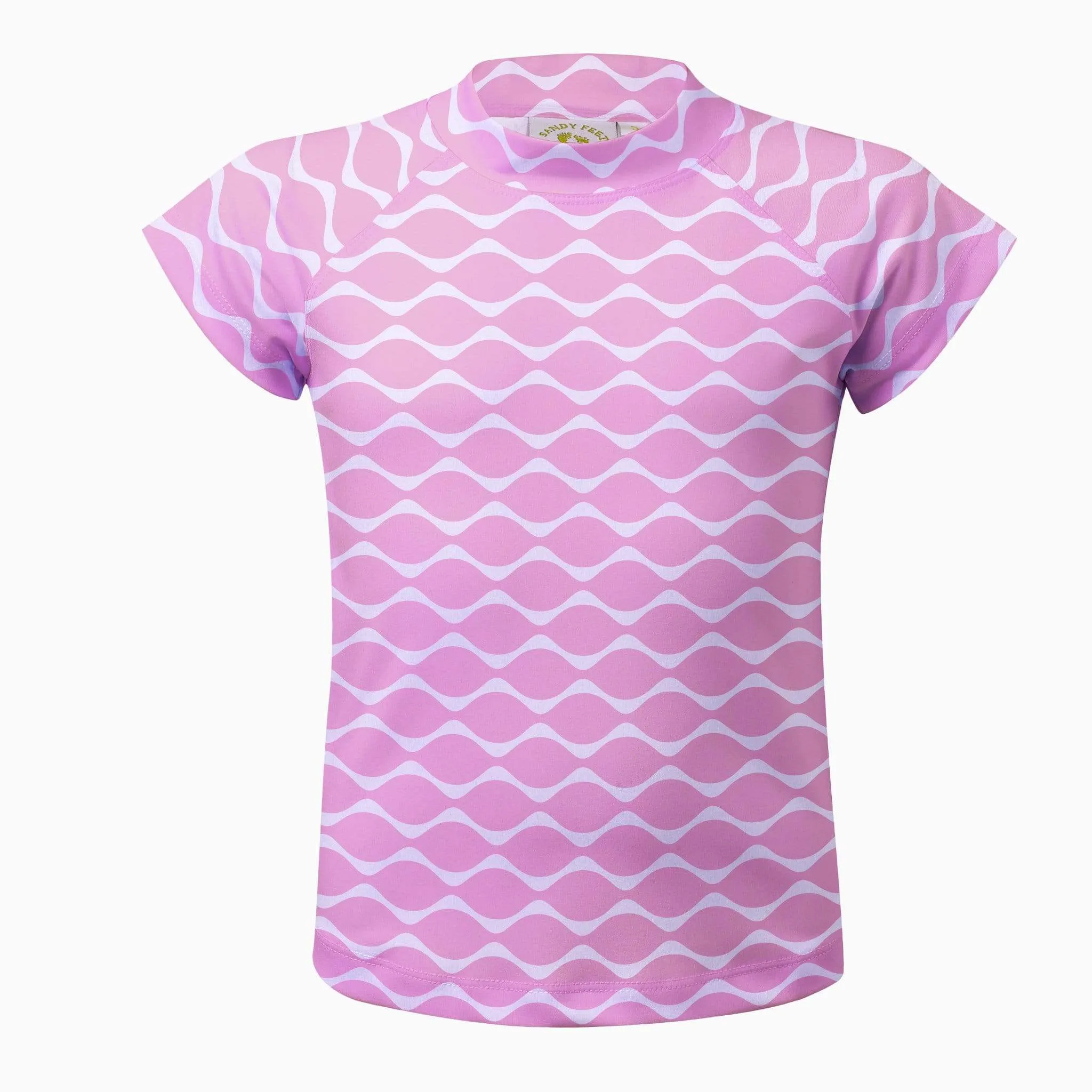 Pink Wave Short Sleeve Rashie