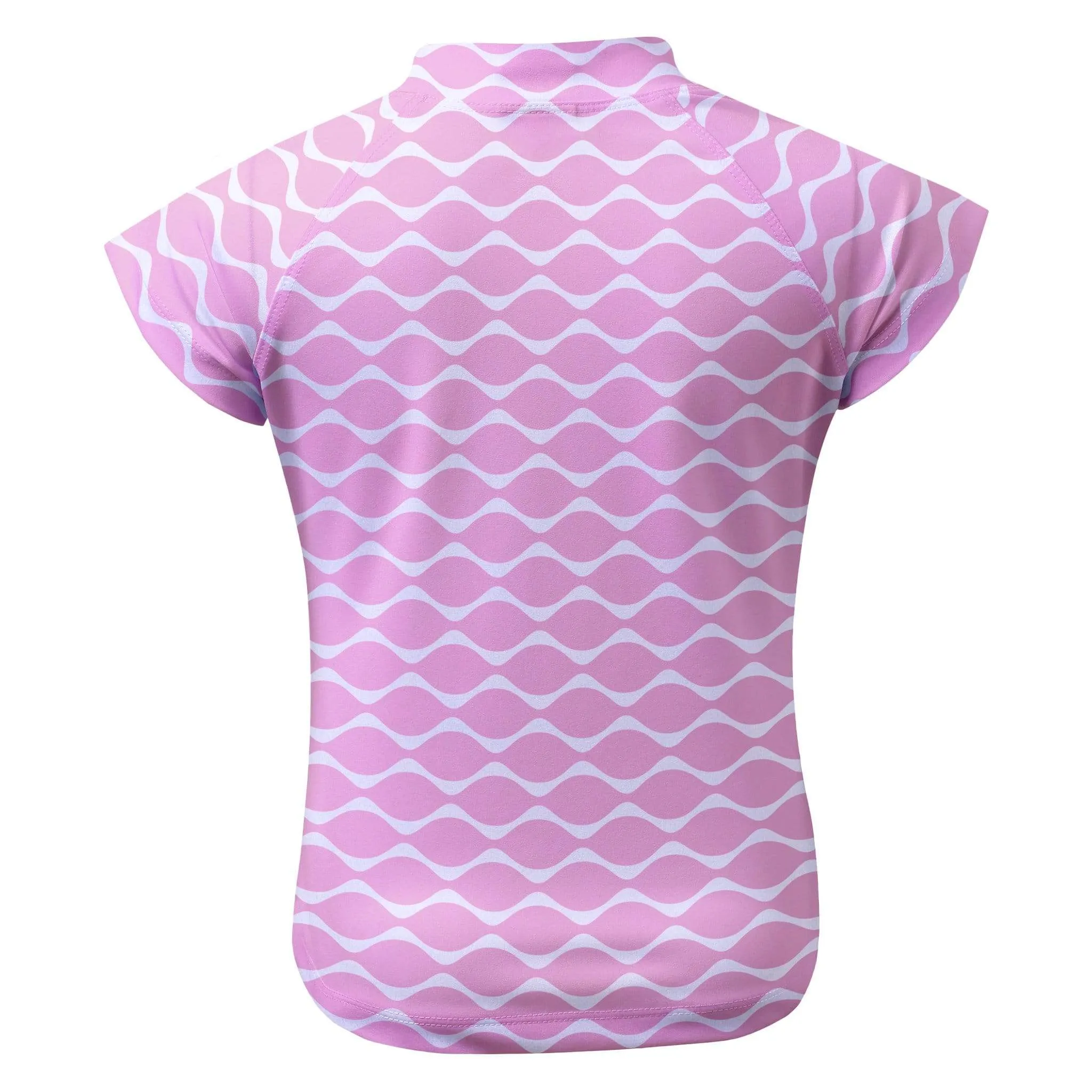 Pink Wave Short Sleeve Rashie