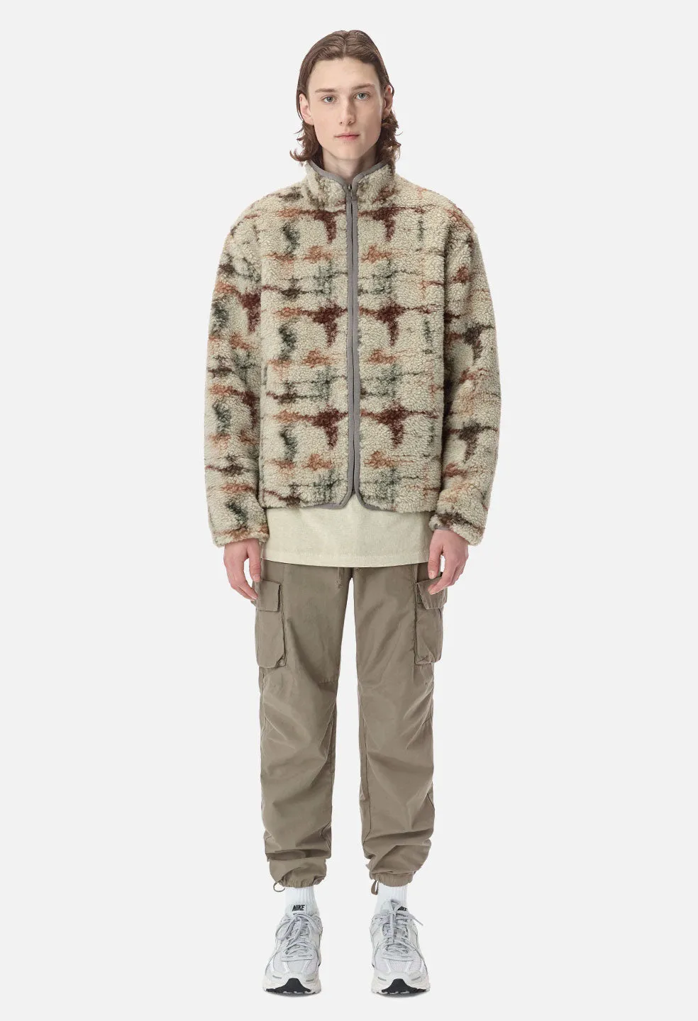 Polar Fleece Full Zip / Digital Camo Sage