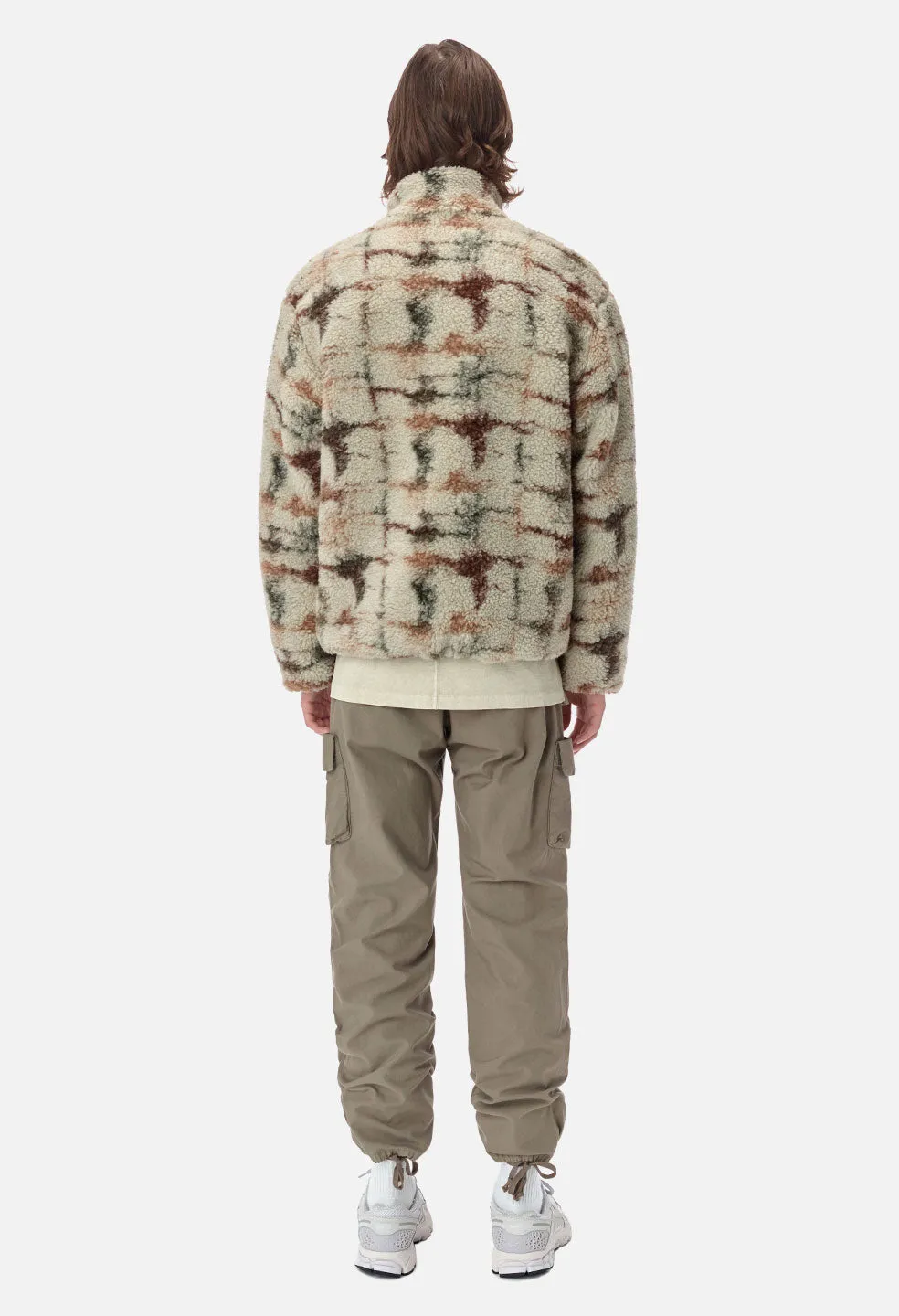 Polar Fleece Full Zip / Digital Camo Sage