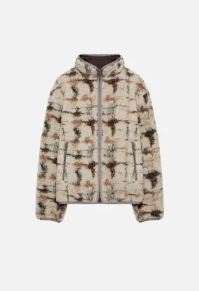 Polar Fleece Full Zip / Digital Camo Sage