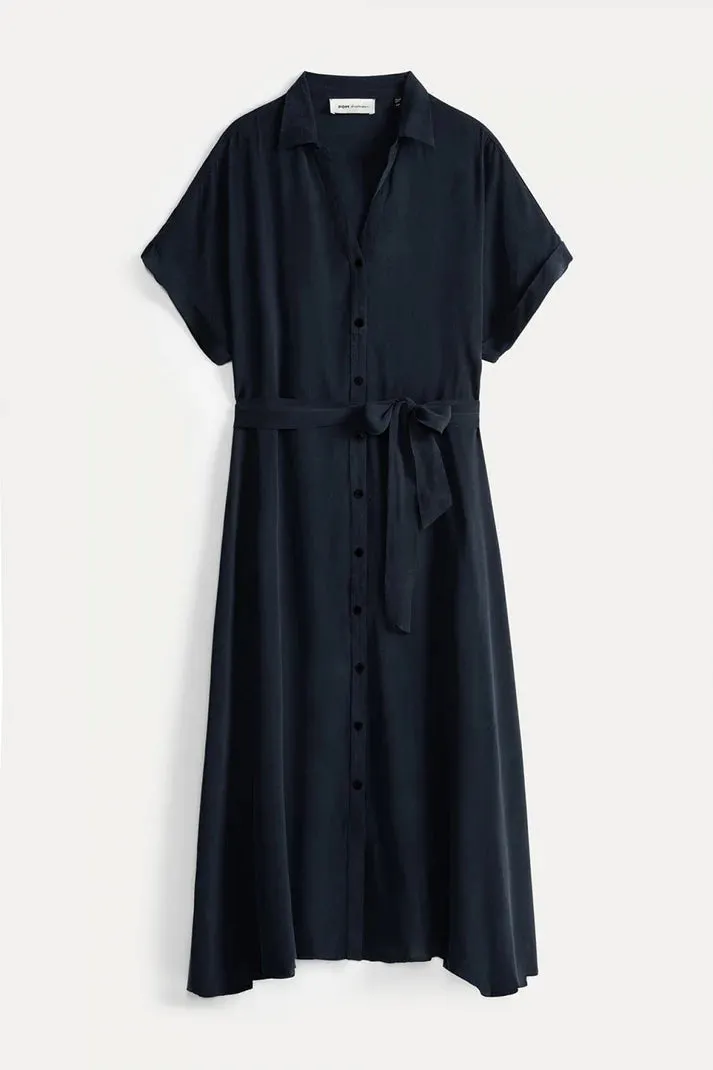 POM AMSTERDAM DRESS LYNN DARK NAVY