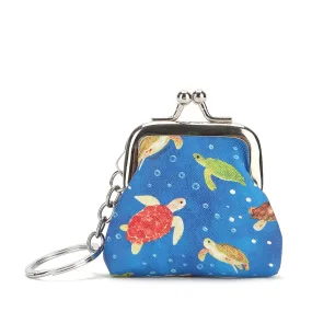 Pouch Coin Small Local Turtles Blue