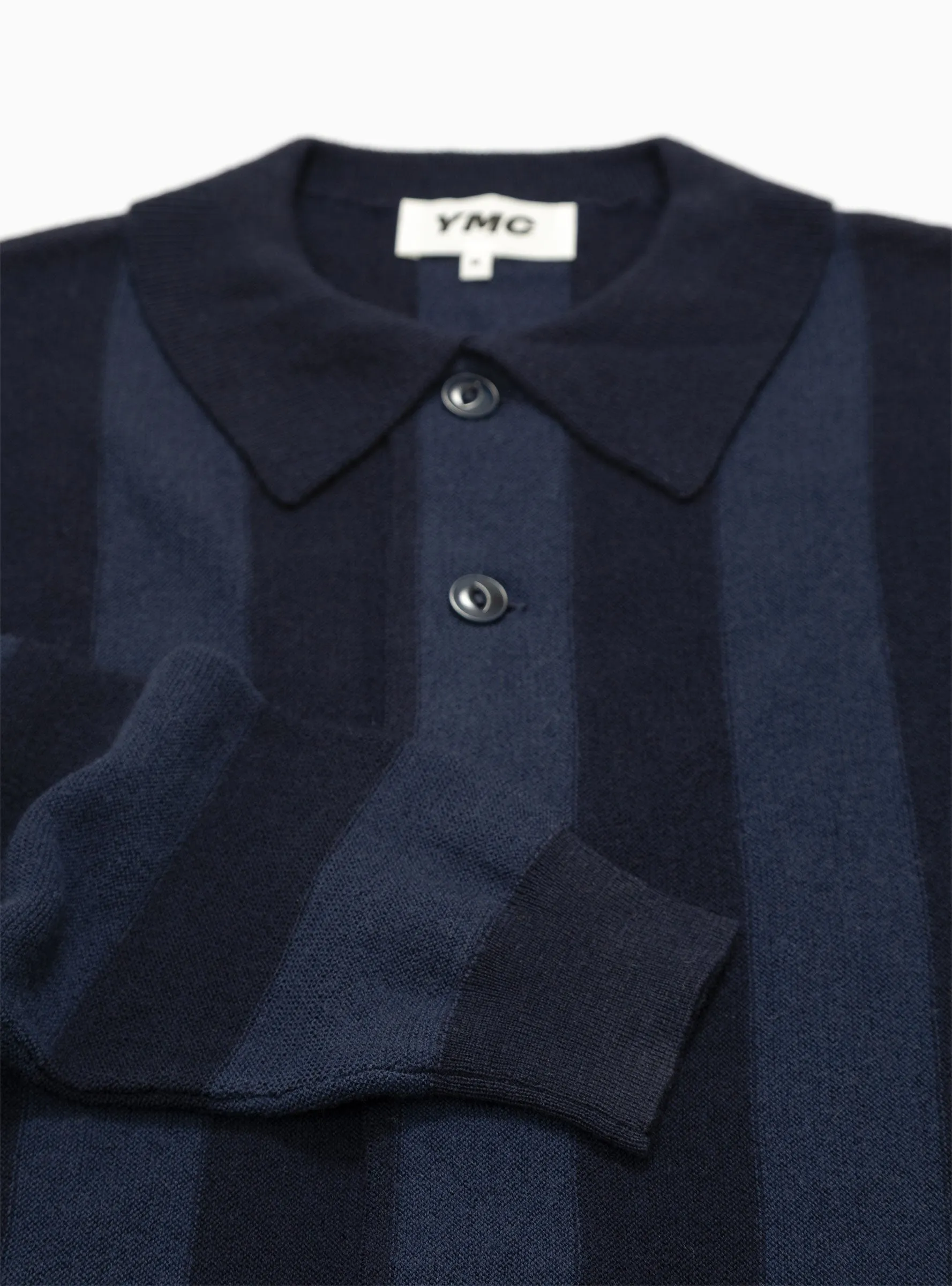 Rat Pack Cardigan Navy Stripe