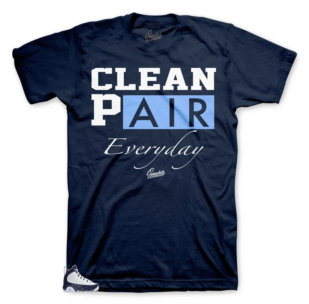 Retro 9 University Blue All Star Shirt - Everyday - Navy