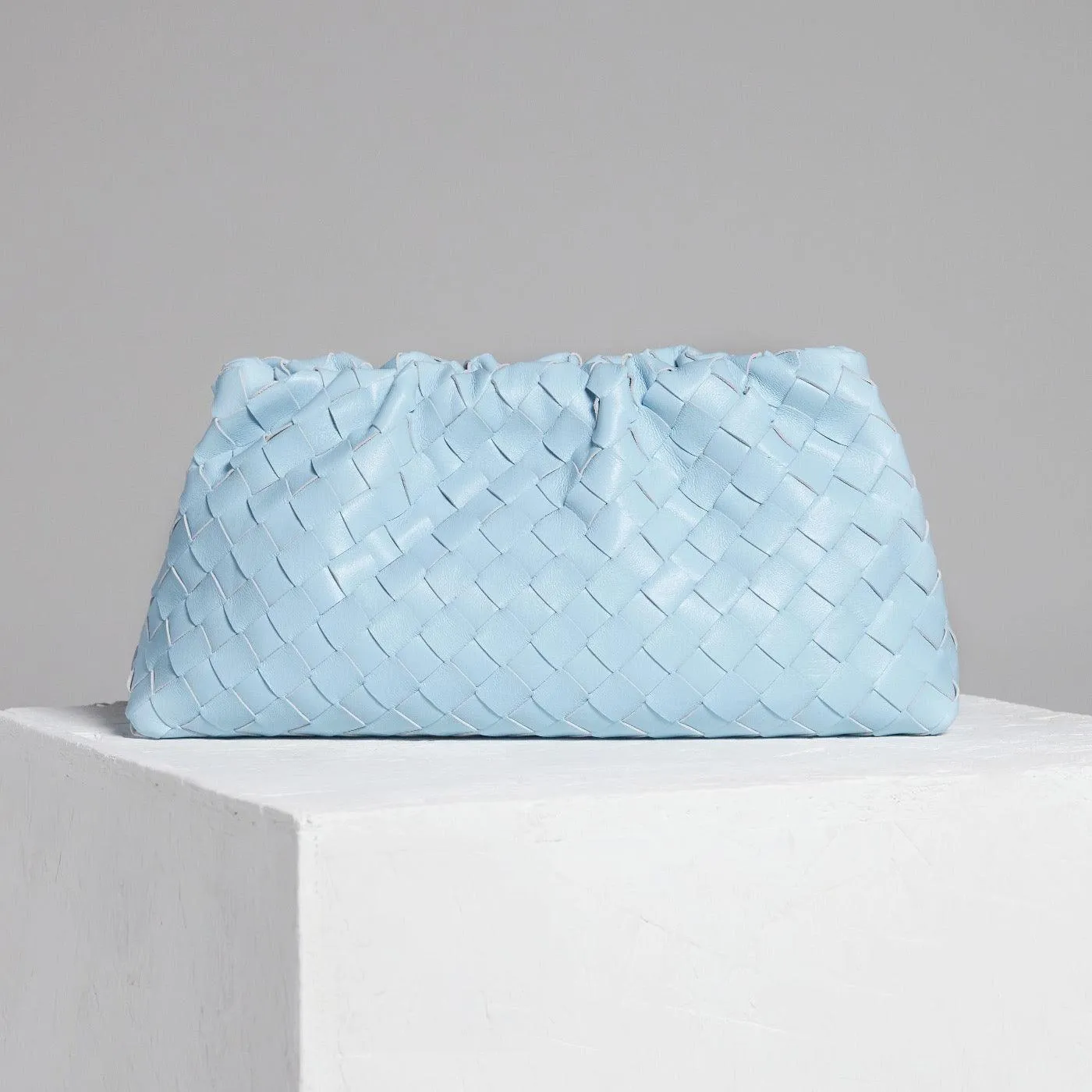 Roll 26 Interknit Sky Blue Clutch