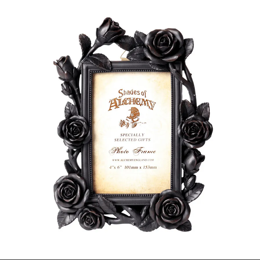 Rose & Vine Photo Frame (4x6) Black