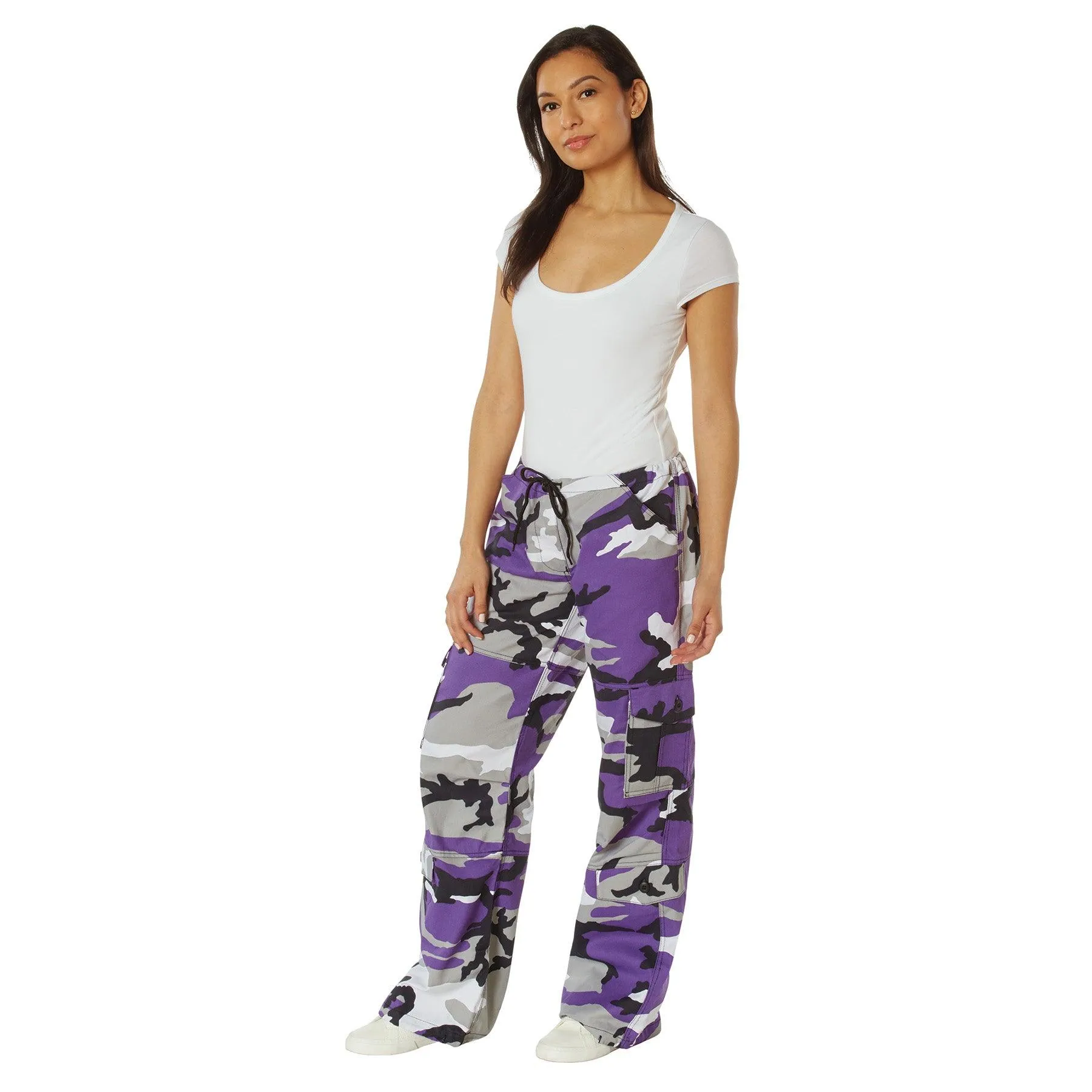 Rothco Womens Color Camouflage Paratrooper Fatigue Pants