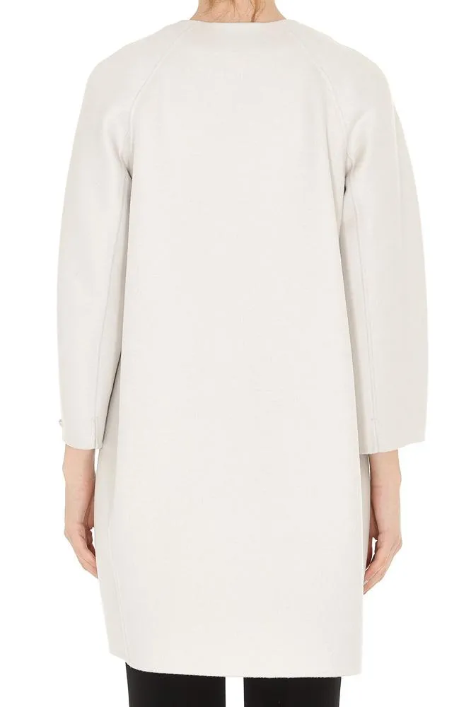 'S Max Mara Collarless Coat