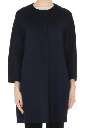 'S Max Mara Collarless Coat