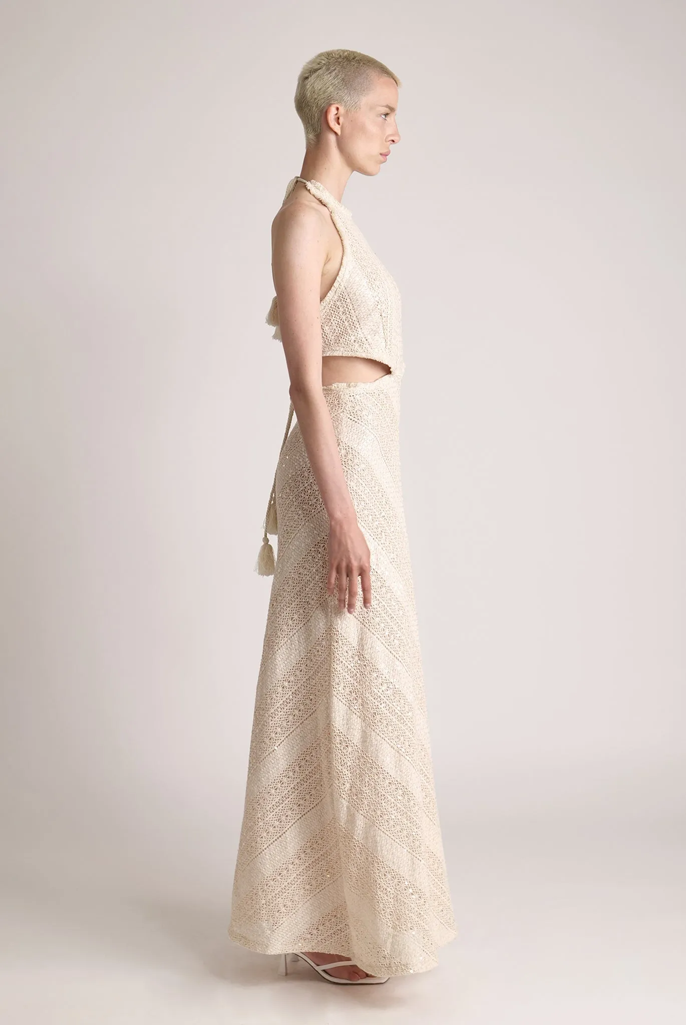 SABINA MUSAYEV Lilibet Dress - Oatmeal