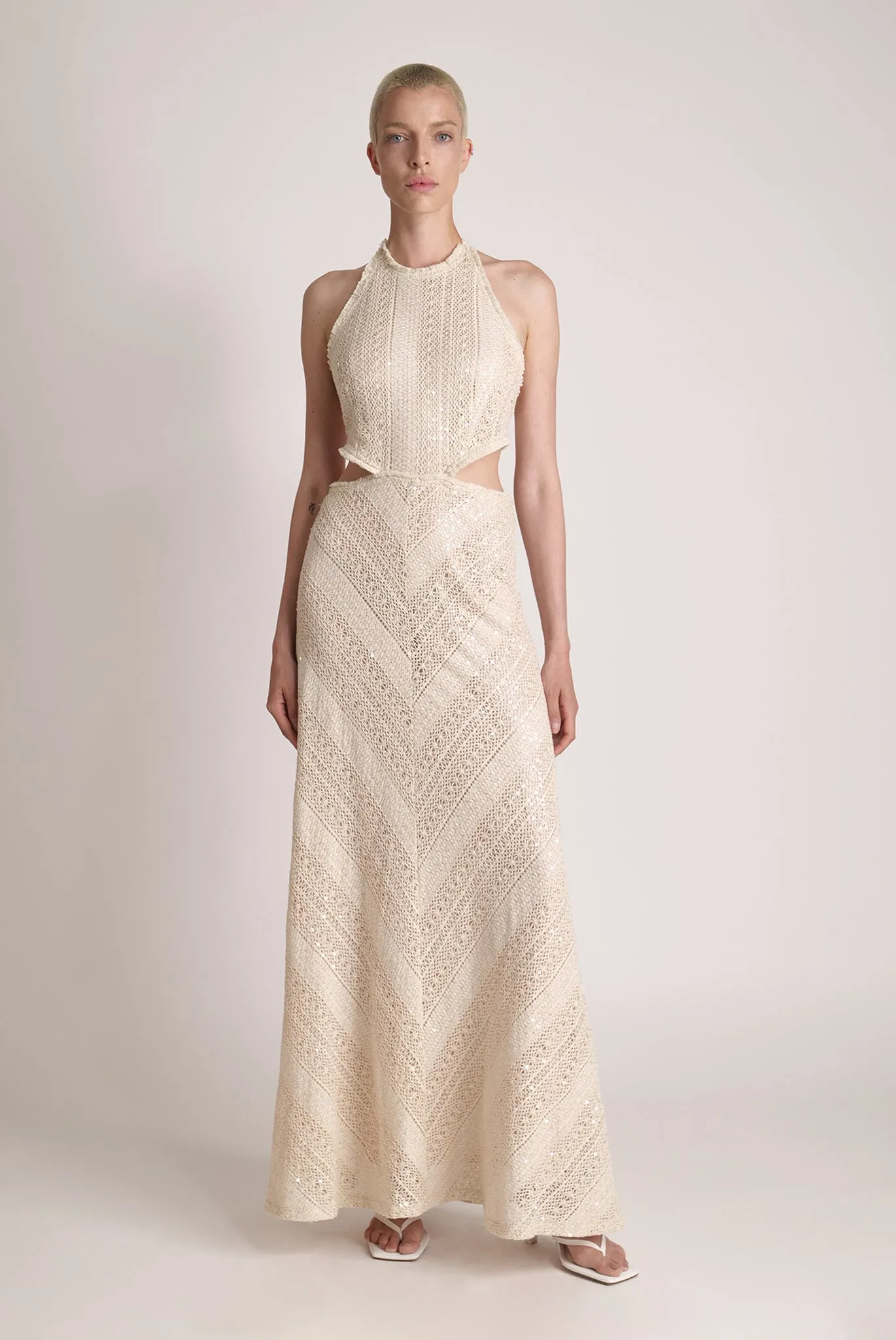 SABINA MUSAYEV Lilibet Dress - Oatmeal