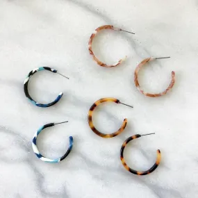 Santa Monica Acetate Earrings - LAST CHANCE / FINAL SALE