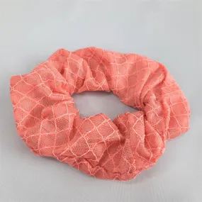 Scrunchie | Checkered | Lachs