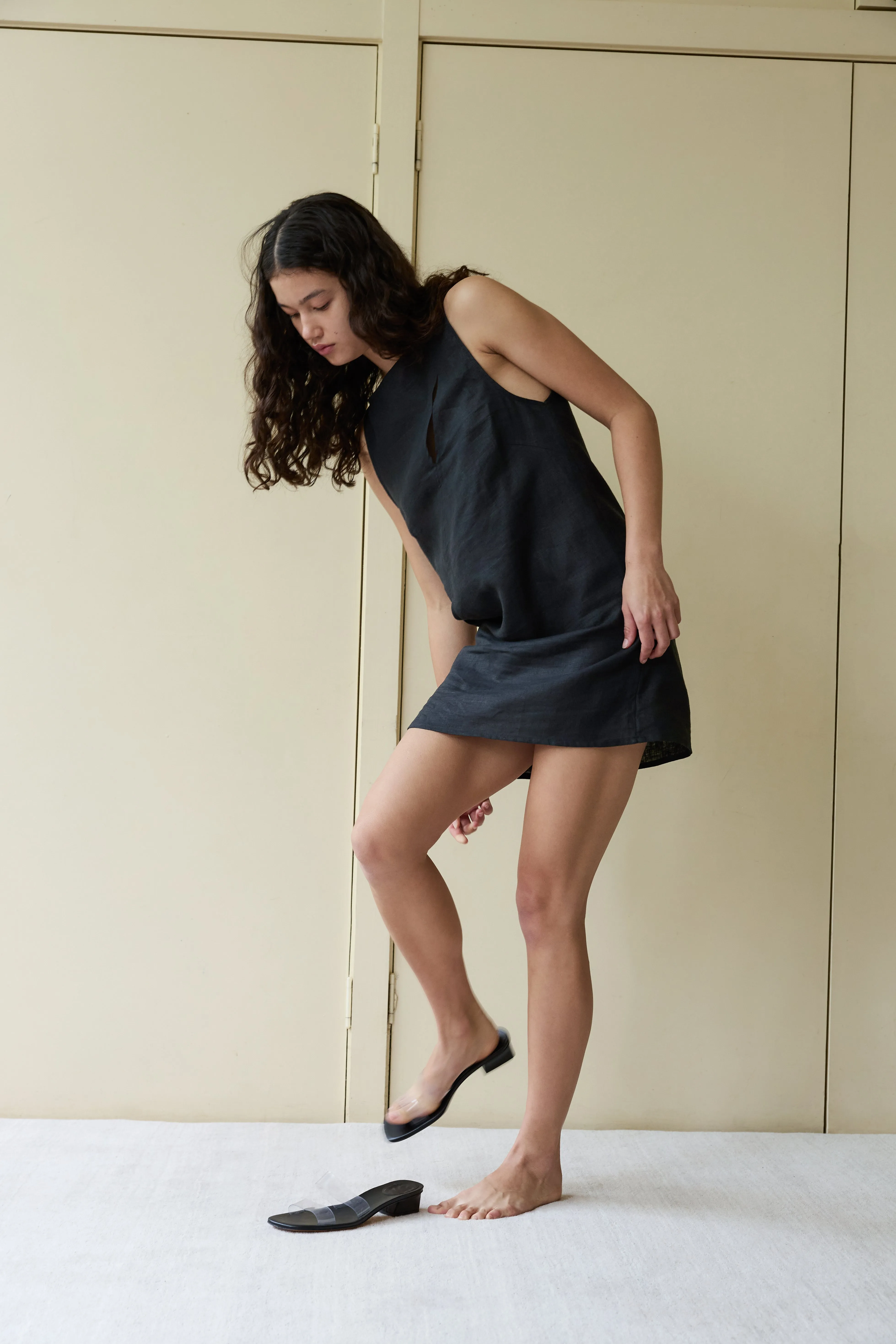 Shift Mini Dress - Black