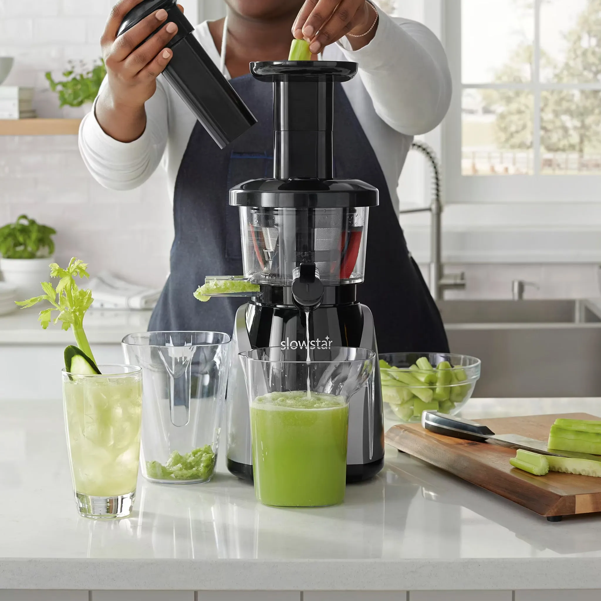 Slowstar Vertical Slow Juicer & Mincer