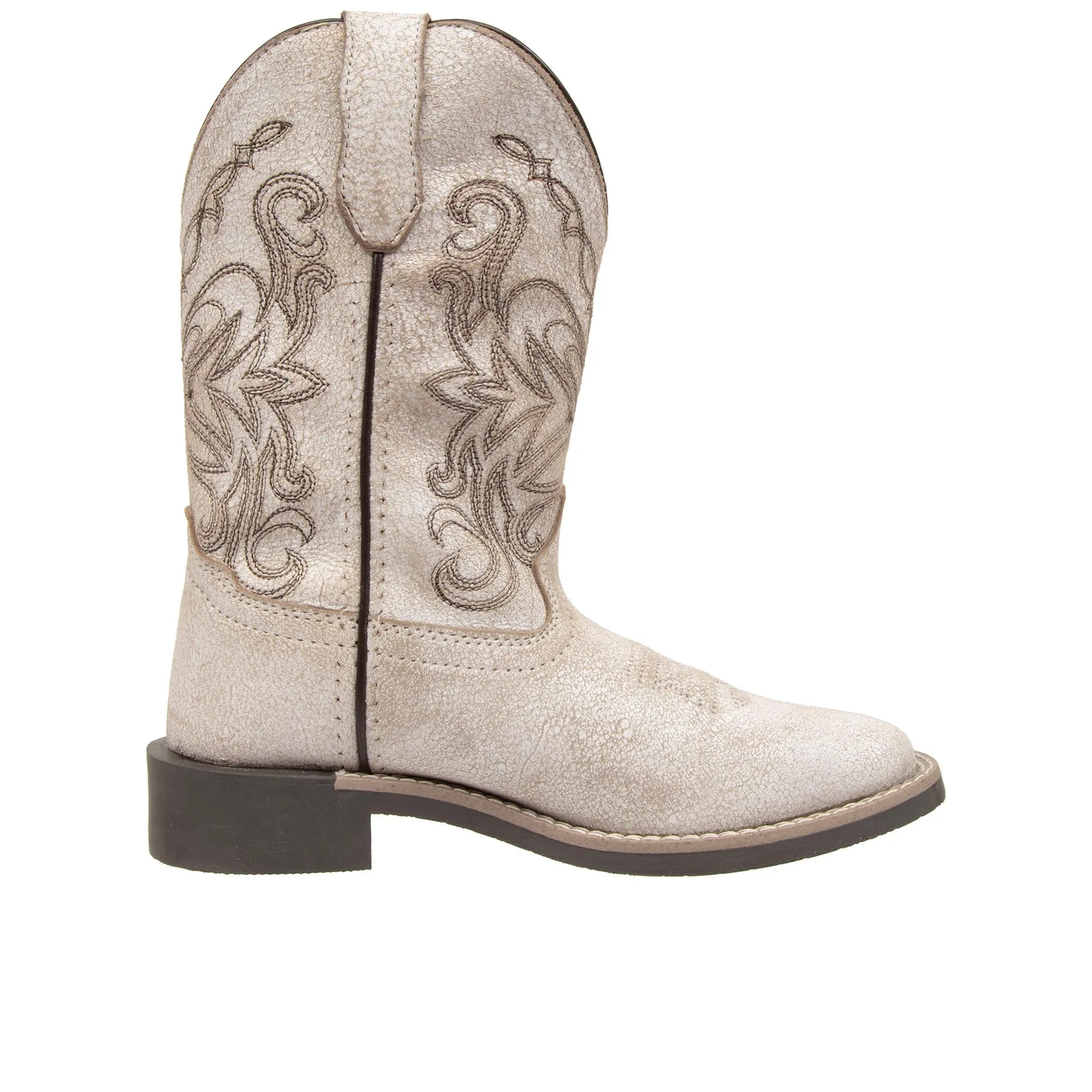 Smoky Mountain Boots Childrens Western White Grey