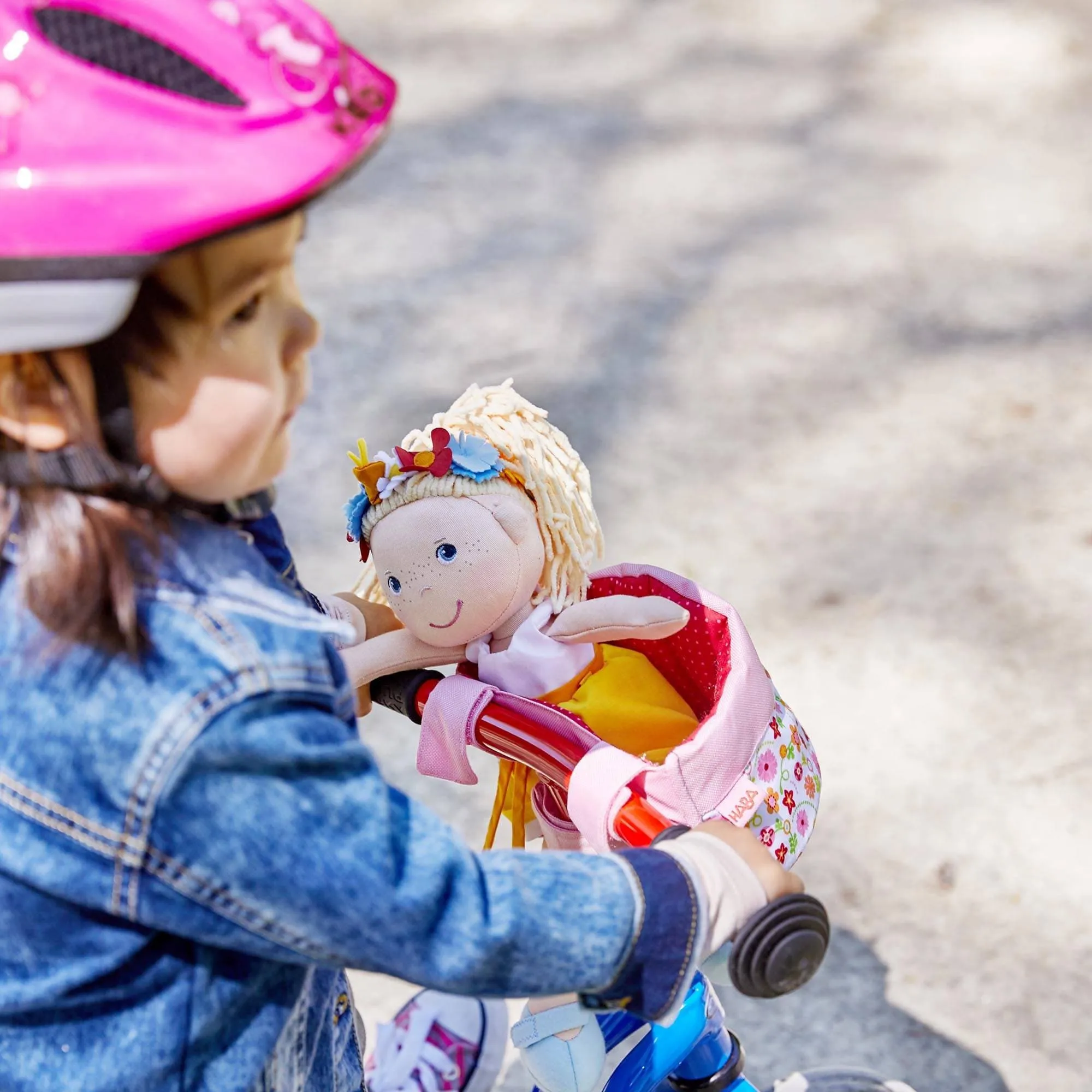 Soft Doll's Bike Seat Flower Meadow