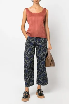 Sponge Jacquard Trousers