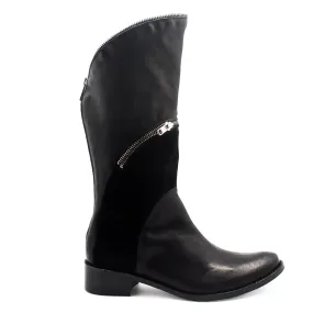 St Chappelle - Black Leather boot- Last pairs 36