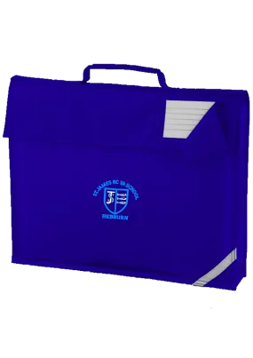 St James R.C.V.A. Primary School Royal Blue Book Bag