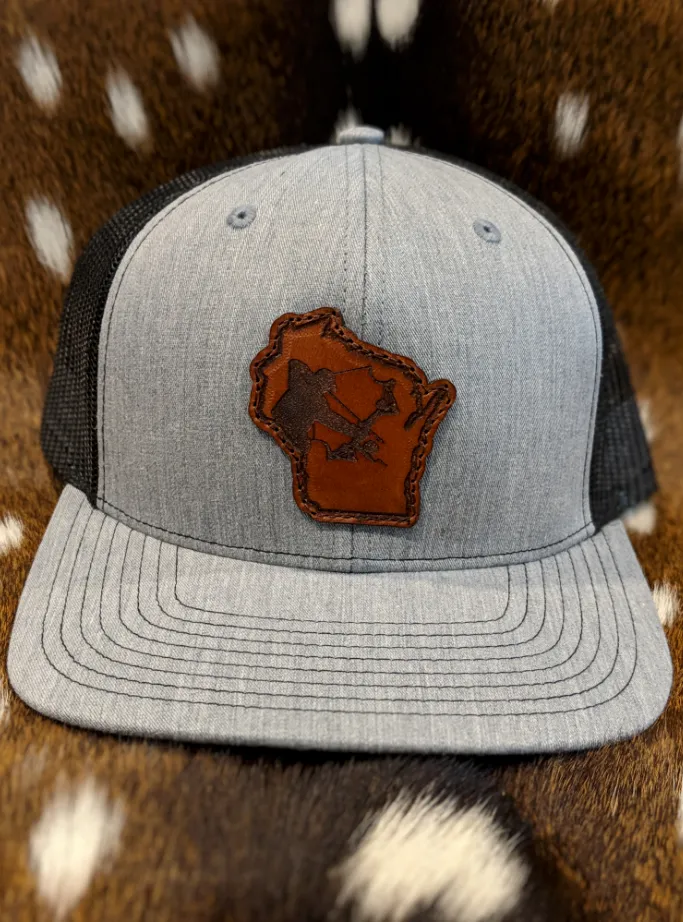 State of Wisconsin Bowfisherman PATCH Hat