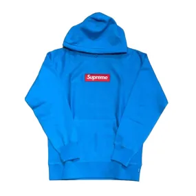 Supreme Box Logo Hoodie Blue 2009