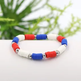 Team Bracelet Red, White, and Blue