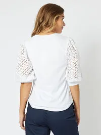 TH White Kyla Top