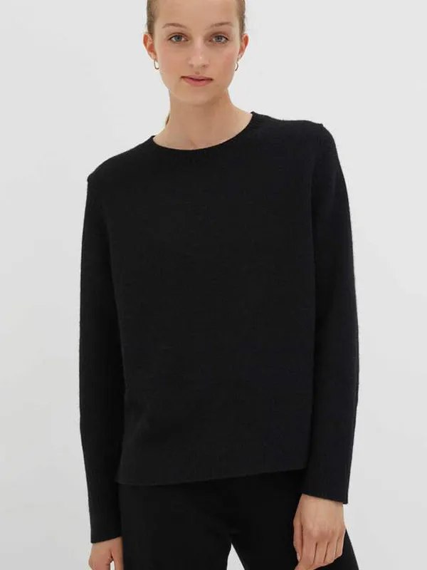 The Boxy Jumper in Black