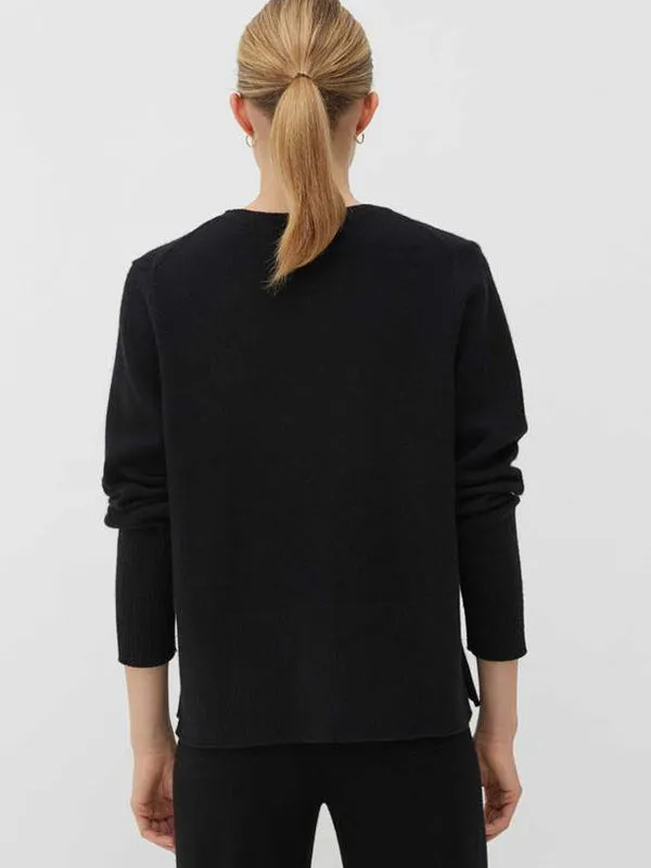 The Boxy Jumper in Black