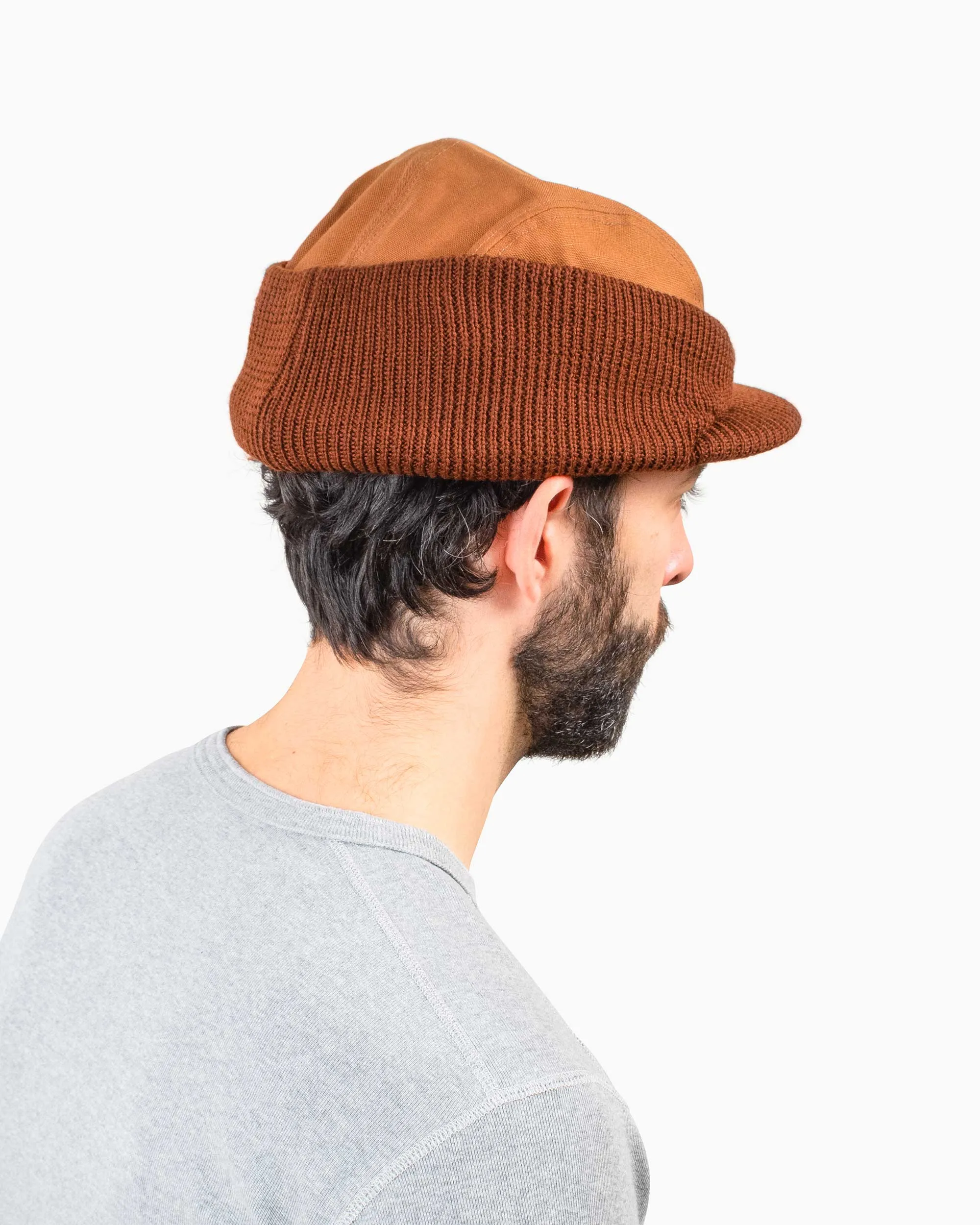 The Real McCoy's 8HU Blizzard Cap Brown