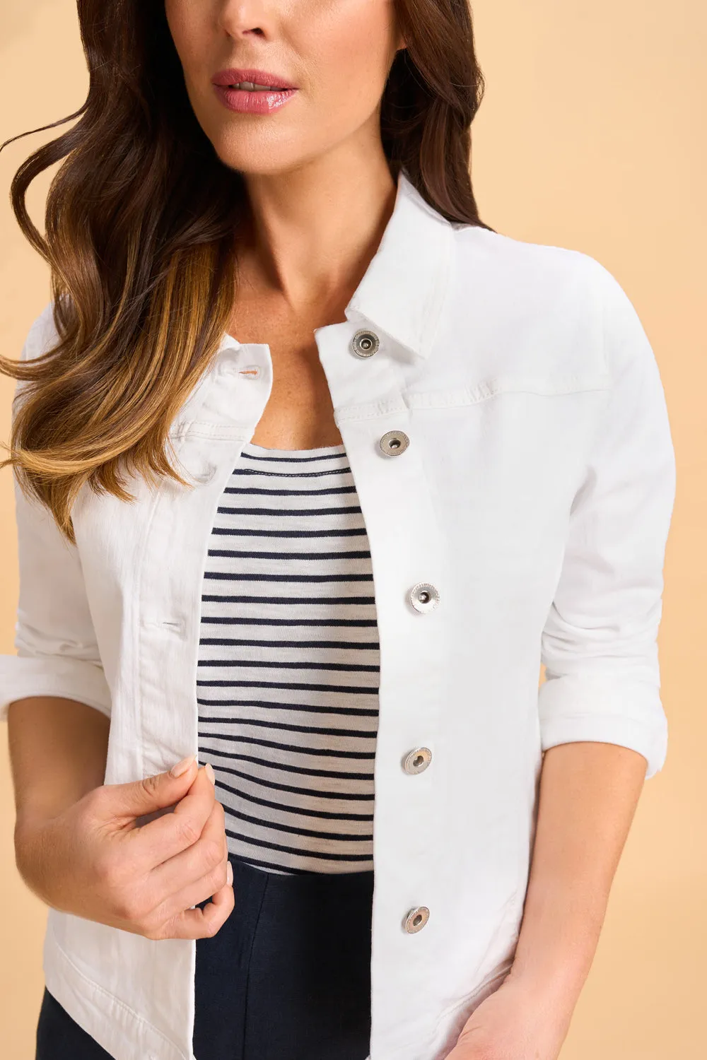 Timeless Denim Jacket - White