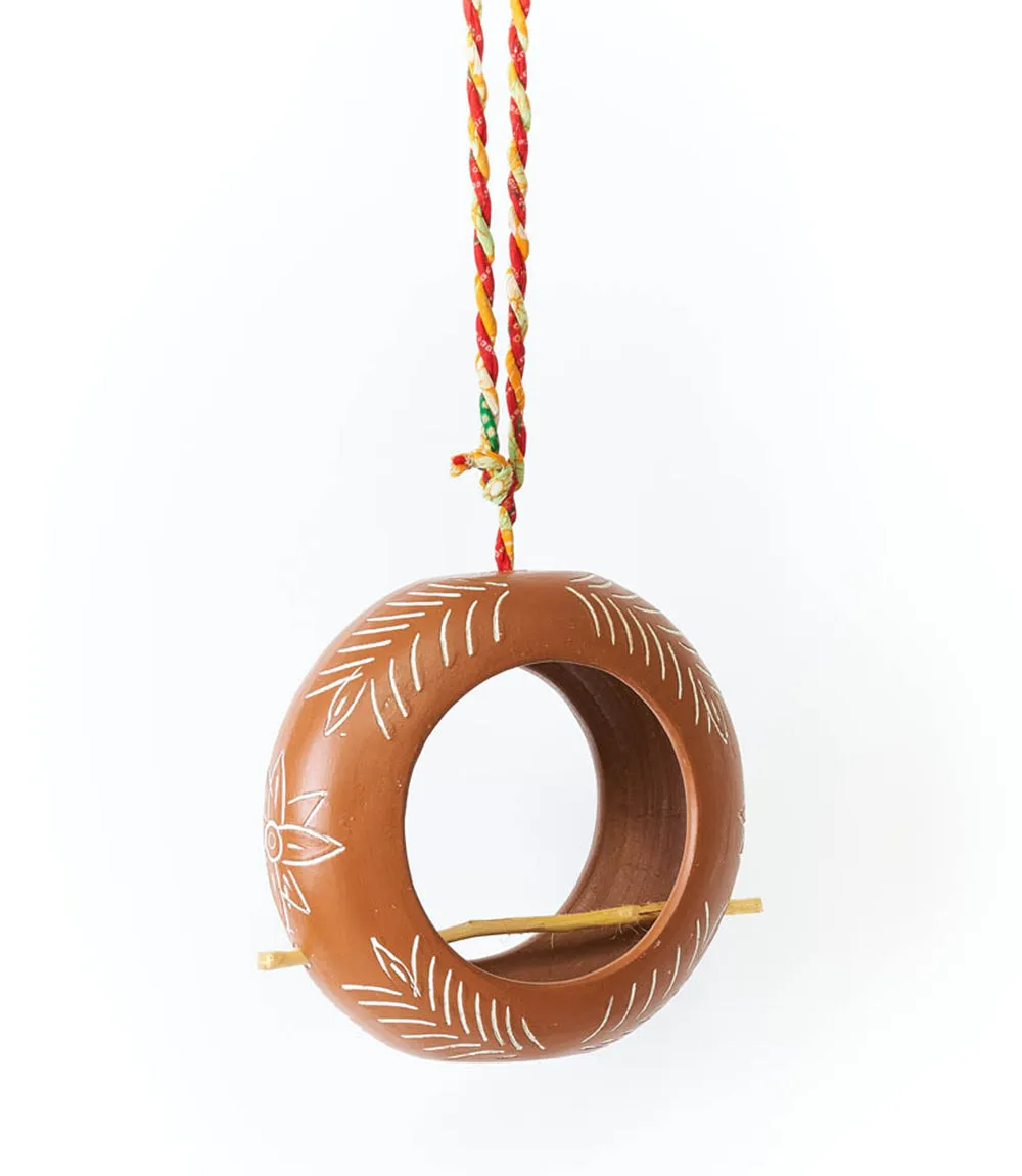 Vasanta Hanging Birdhouse - Terracotta