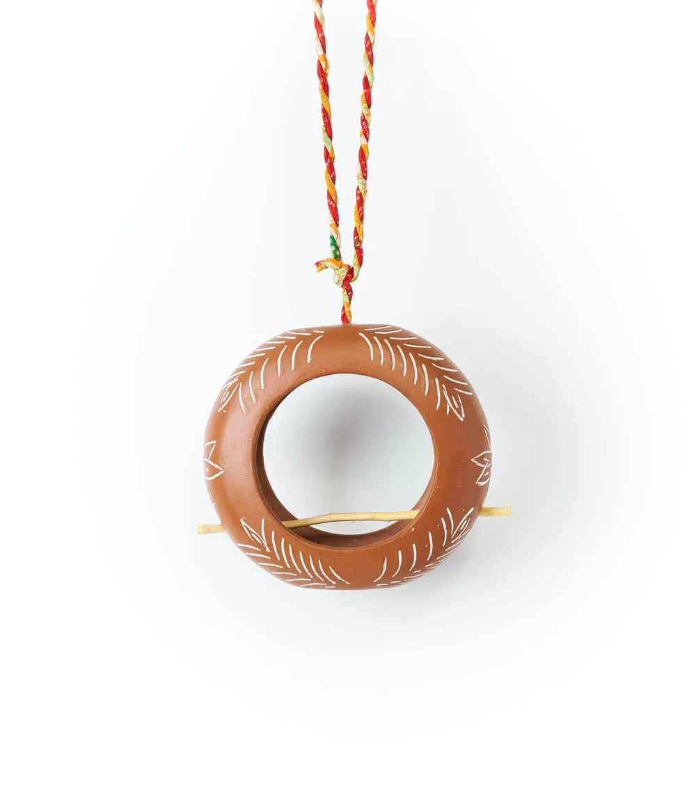 Vasanta Hanging Birdhouse - Terracotta