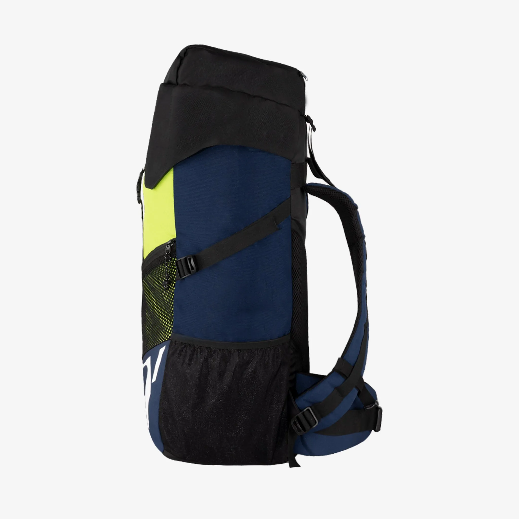 Venture 49L Navy Blue Yellow Rucksack