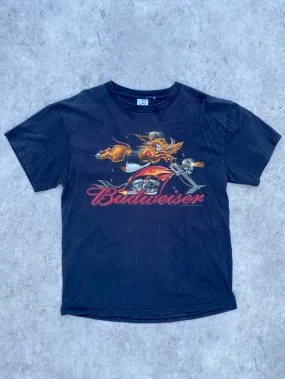 Vintage Budweiser Hog riding Tee (M)