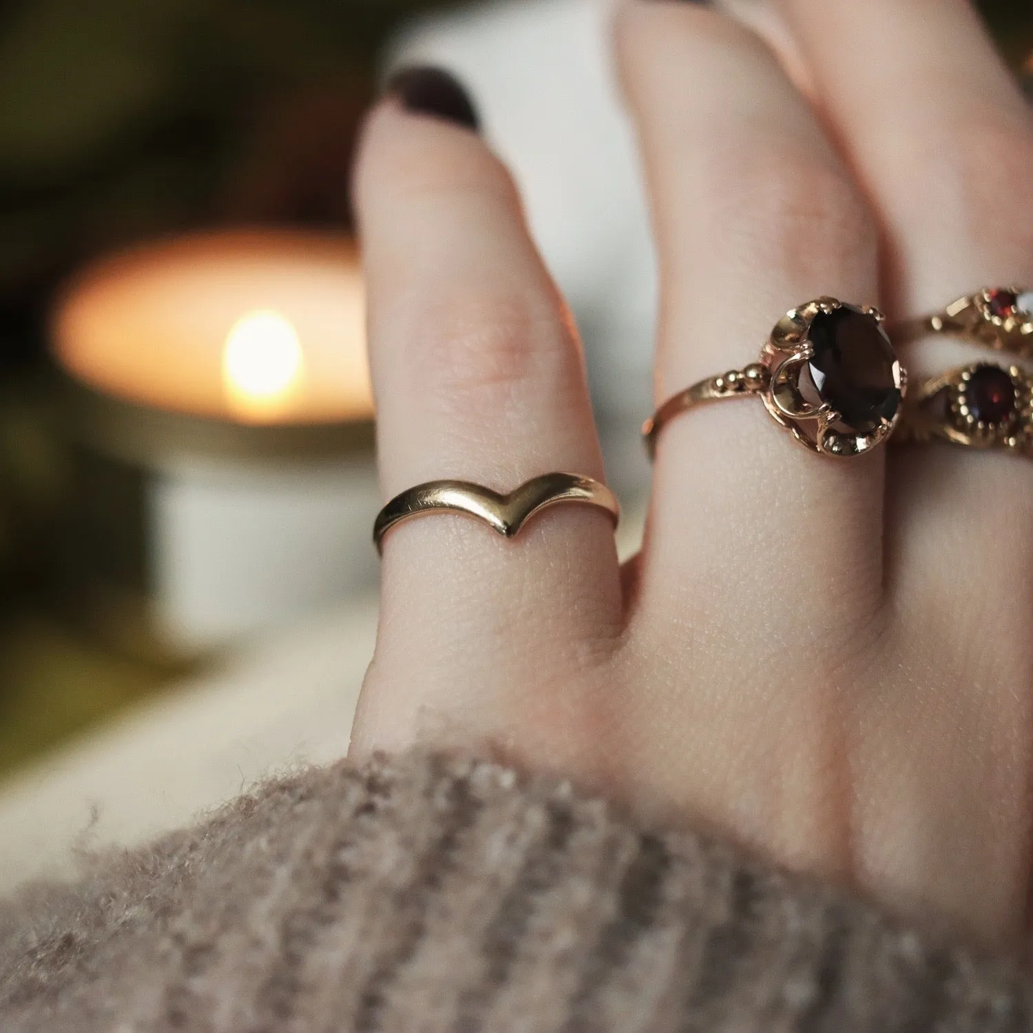 Vintage | Lottie Wishbone Ring