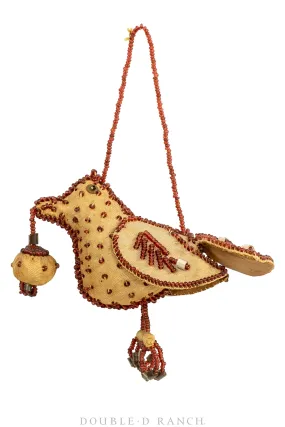 Whimsey, Bird with Cherry, Vintage, Late 19th Century, 231