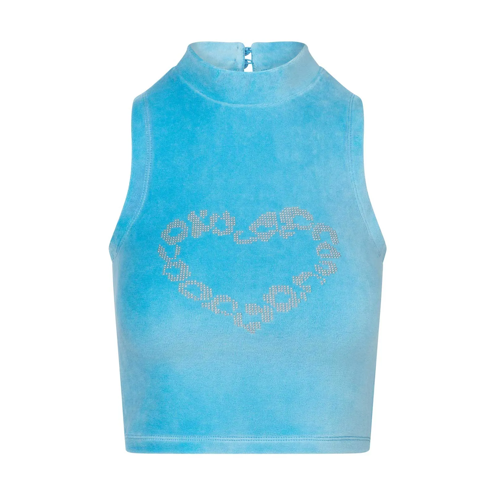 Wild At Heart Velvet Top - Blue