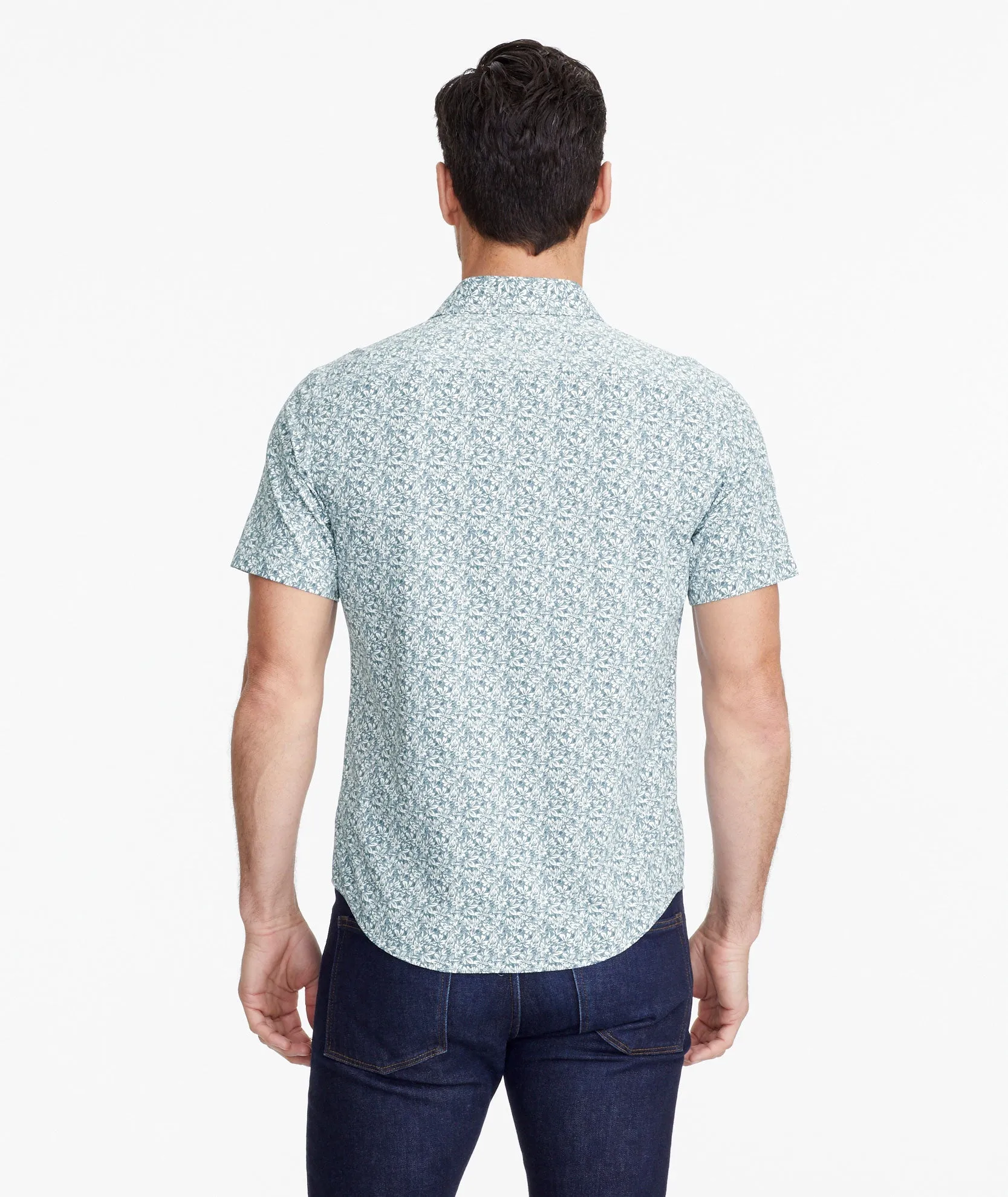 Wrinkle-Free Performance Short-Sleeve Viansa Shirt - FINAL SALE