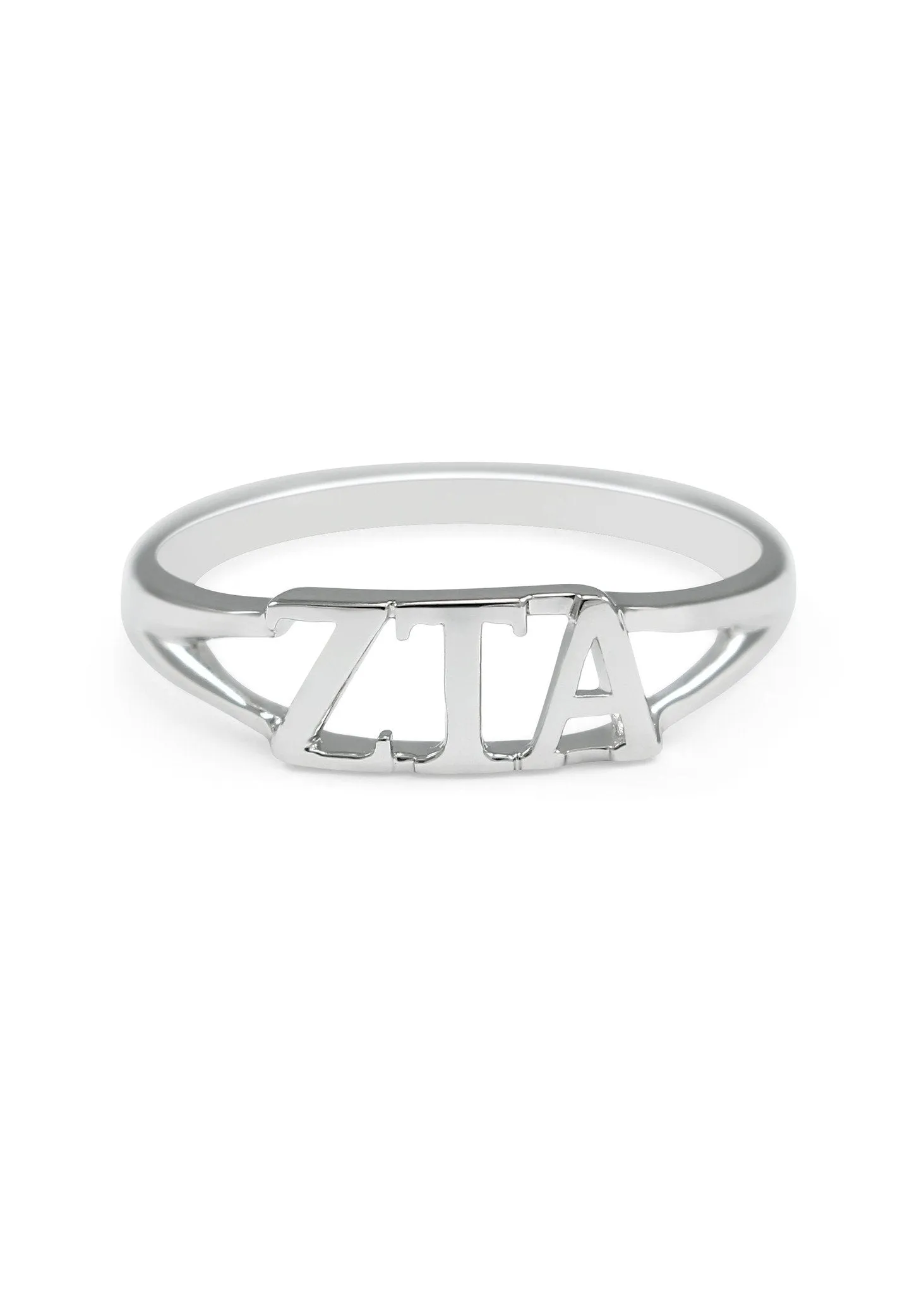 Zeta Tau Alpha Sterling Silver Ring