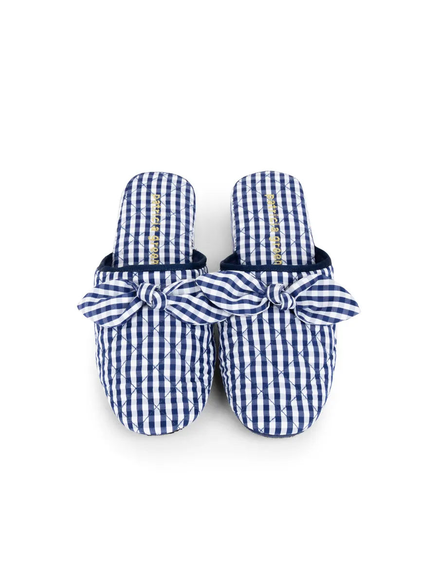 Zoe Gingham Check Slipper